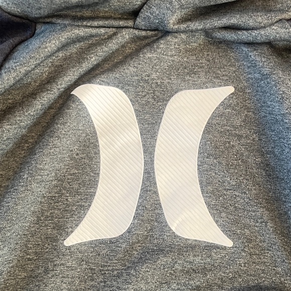 Hurley/Nike collaboration- Youth Two-Tone Gray and Black Hoodie - Picture 3 of 9
